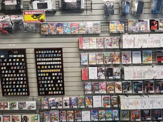 Great selection on games and consoles