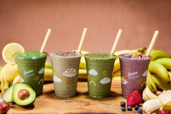 OUR SUPERFOOD SMOOTHIES. MUCH MORE COMING!!!