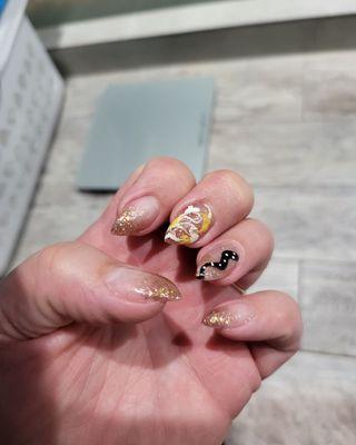 My Halloween Nails, forgot to post!!! Well done again Kelly, that's why I keep coming back!!