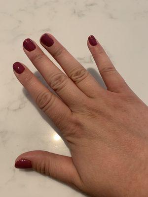 Nails after UV-Gel Manicure