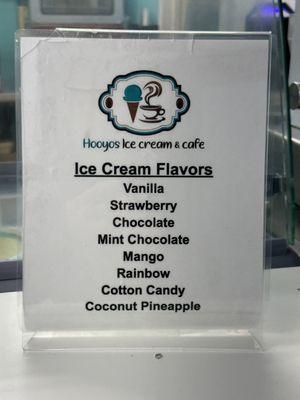 There is so many ice cream flavors! Can't choose from!