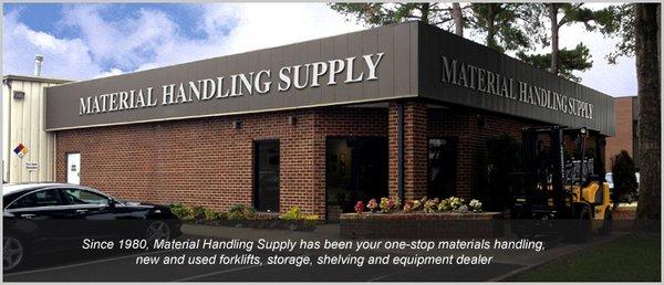 Since 1980, Material Handling Supply has been your one-stop materials handling, new and used forklifts, storage, shelving, equipment dealer.