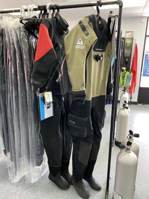 bare and waterproof drysuit