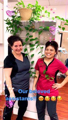 Our lovely assistants Maria and Anahi