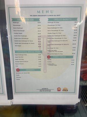 New 2021 Menu