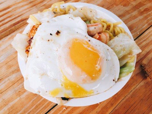 Shrimp yakisoba