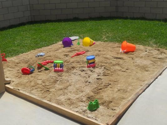 Our new sandbox