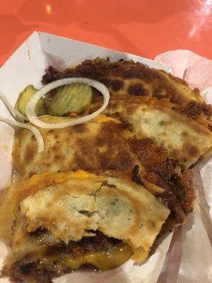 Brisket quesadilla