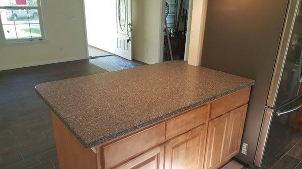 Staron Solid Surfacing fabricated in our shop.