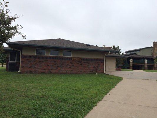 Exterior views of the Lodges.