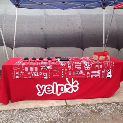 Check-in for some Yelp swag!