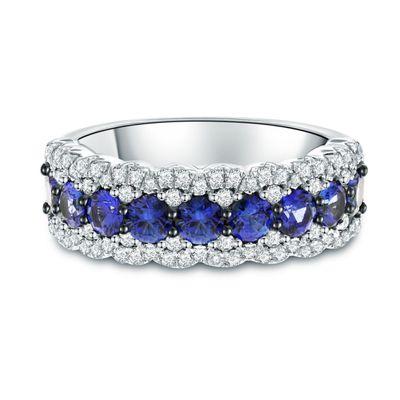 Sapphire & Diamond ring