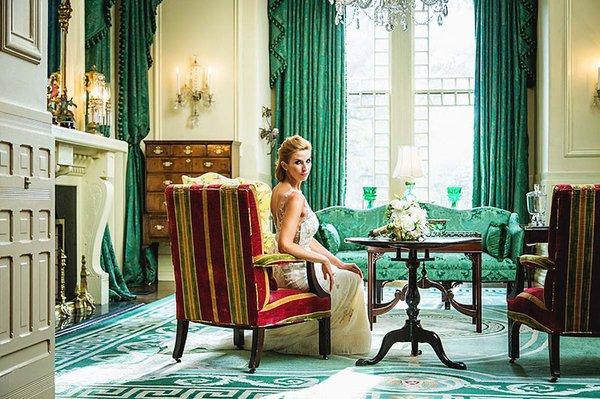 Fashion shoot at the governors mansion.