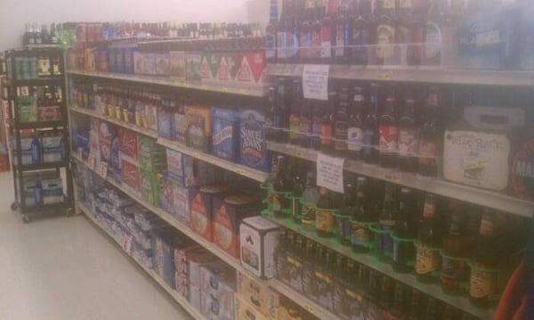 Decent Beer, Liqour, and Wine selection!