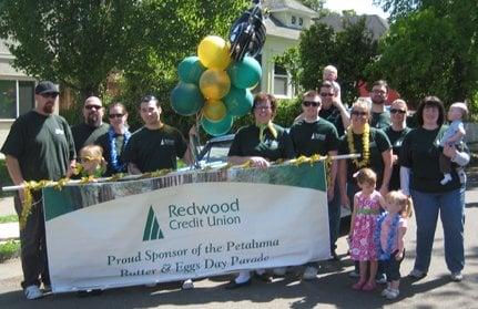 RCU volunteers at the Petaluma Butter & Eggs Day parade!