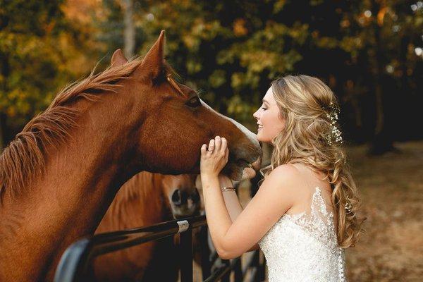 wedding hair