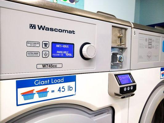 We provide the most sanitary and most reliable laundry equipment