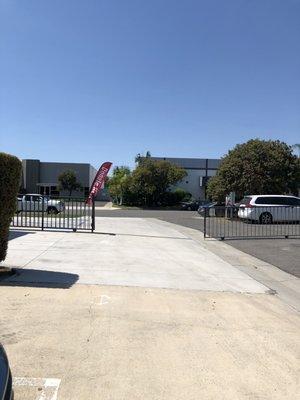 Big donation sign is helpful to find the building. This is taken from their parking lot.