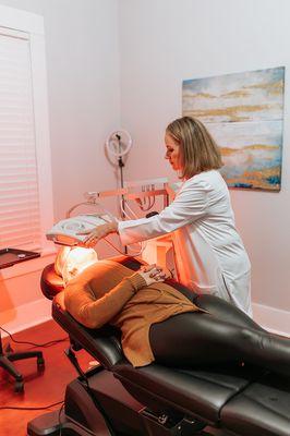 LED light therapy for migraines, skin health and more.