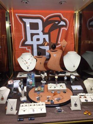 Cute BGSU themed jewelry!