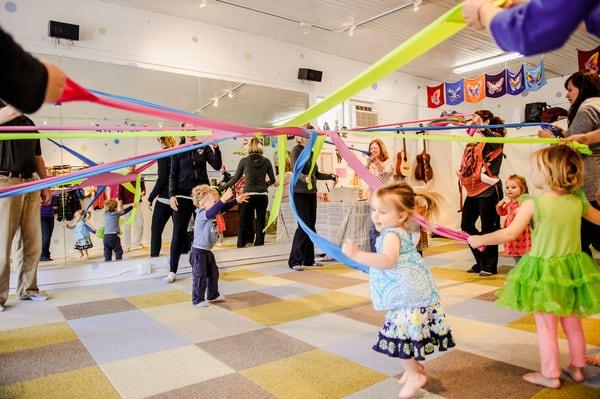 Dancing in the San Anselmo studio