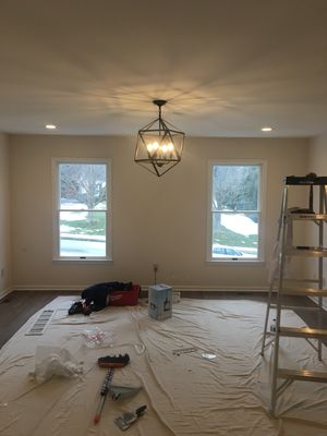 Recessed & Chandler in the Master Bedroom!!