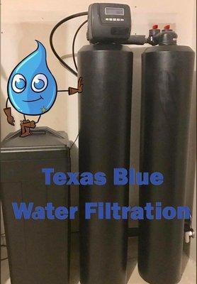 Our Texas Blue Soft Plus unit, installed and ready to go!