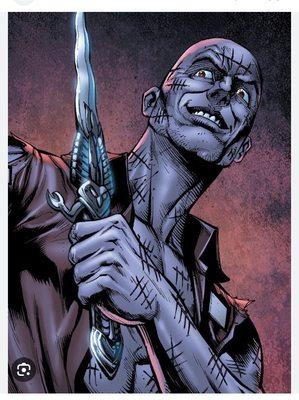 Victor zsasz, he's a cutter