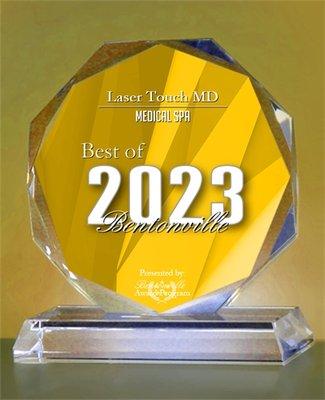 The Best Medical Spa in Bentonville 2023 award winner!