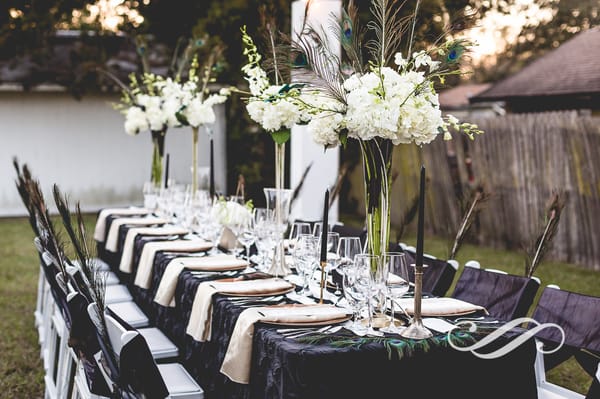 A 7-course formal dinner party in a client's backyard.