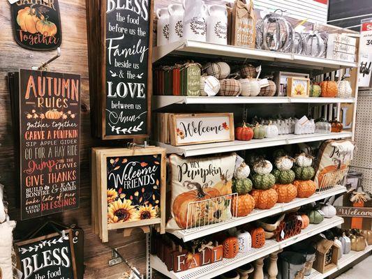 Fall decor in July..