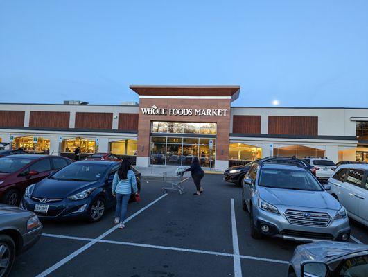 Whole Foods Market storefront at Village Plaza, Chapel Hill, NC. I took this photo on February 4, 2023.