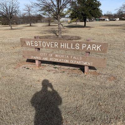 Westover Hills Park sign.