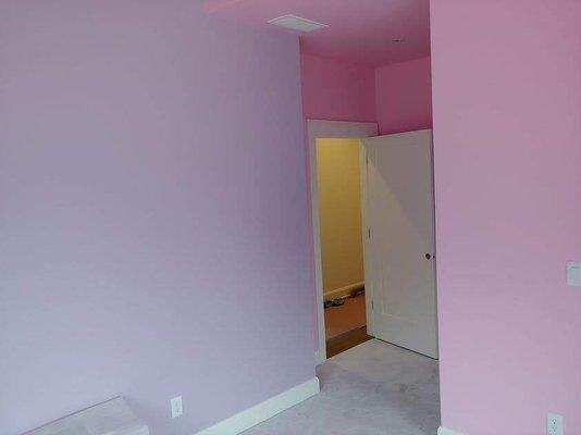 Accent Wall, Paint, Trim