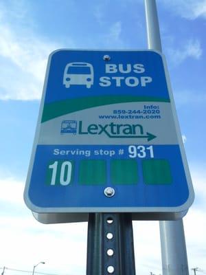 Lextran Bus Stop 1685