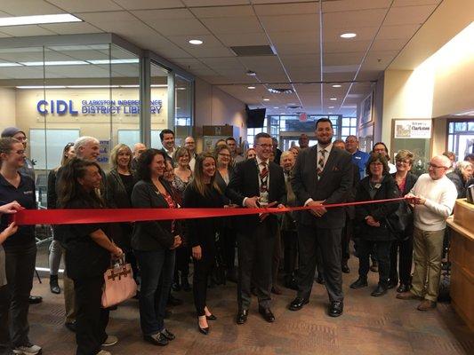 Our Business Center ribbon cutting event.