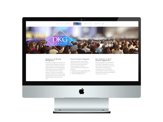 Website Design Project: DKGEvents.com