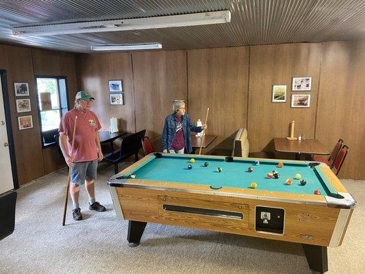 Free pool table!  Many historic photos in this section.