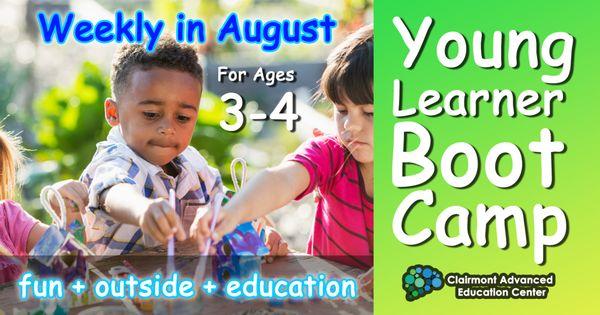 August 2021 [seats filling quickly] This fun-filled course focuses on our early learning curriculum - clairmontadvanced.com for info