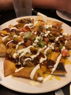 Pulled pork nachos