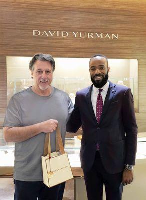 ROSARIO S. CASSATA AT BRAND AMBASSADOR JAHMAI BUCHANAN AT DAVID YURMAN AT THE GARDENS MALL IN PALM BEACH FLORIDA.