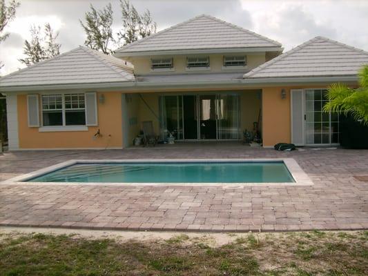 tile and paint work at same home