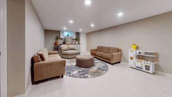 Beautiful finished basement