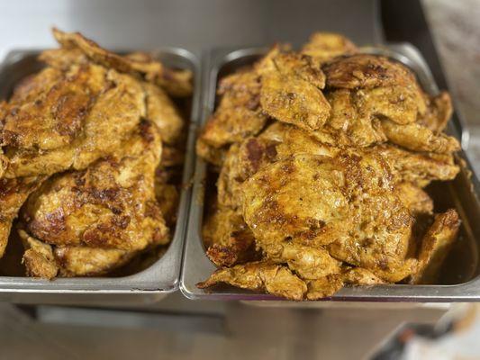 Grill chicken for the fajitas tacos