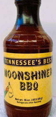 Our famous Moonshine BBQ sauce. 
southernpridegourmetfoods.com