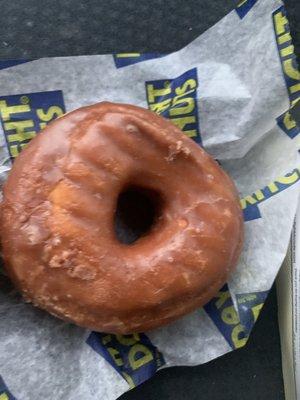 "Chocolate donut" stale and the frosting was not right...