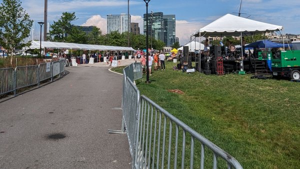 Entrance to crab festival