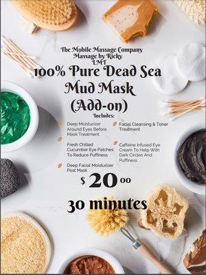 100% Pure Dead Sea Mud Mask (Add-on)