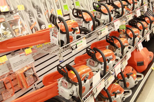 We are fully stocked with Stihl products and service them here too.