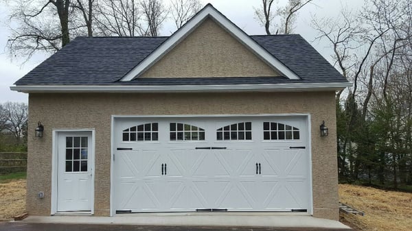 Detached garage addition